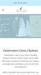 Mobile Screenshot of celebrationcakes.com.au